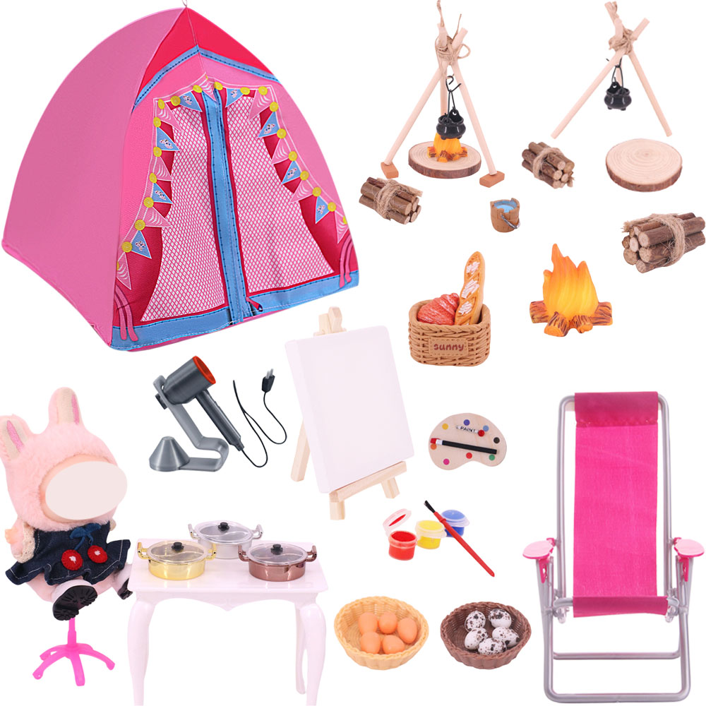 Kids Outdoor Egg Chair - For Labubu Accessories Tent Bonfire Egg