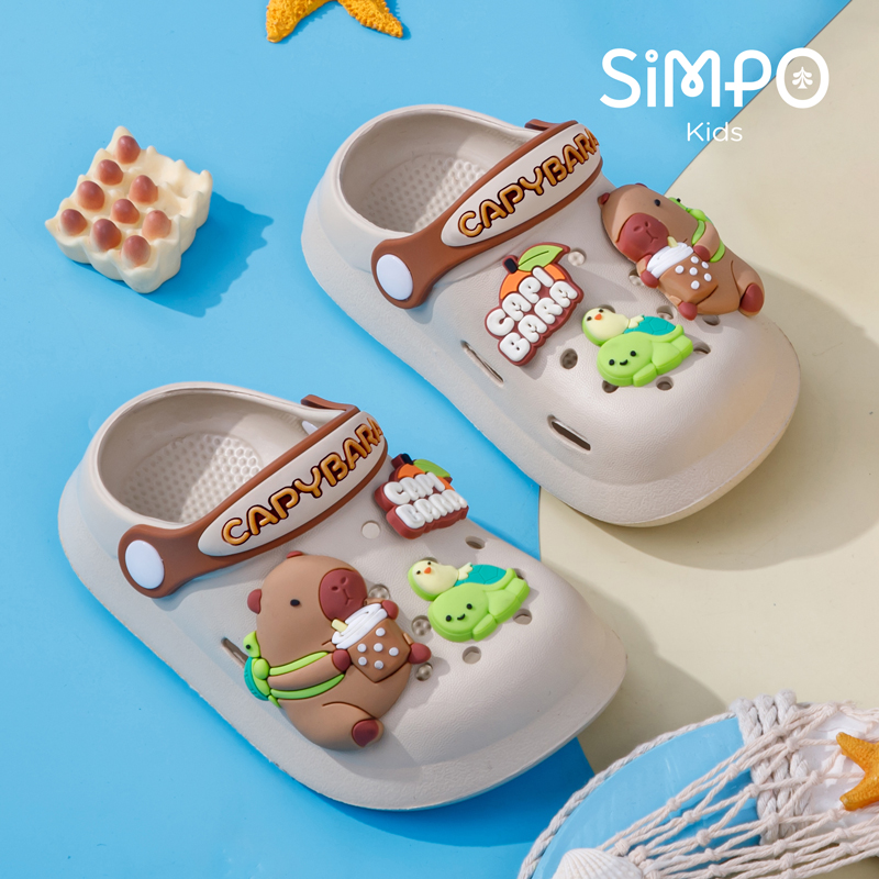 Kids Indoor Outdoor Slippers - Summer Kids' Garden Clogs Shoes Boys