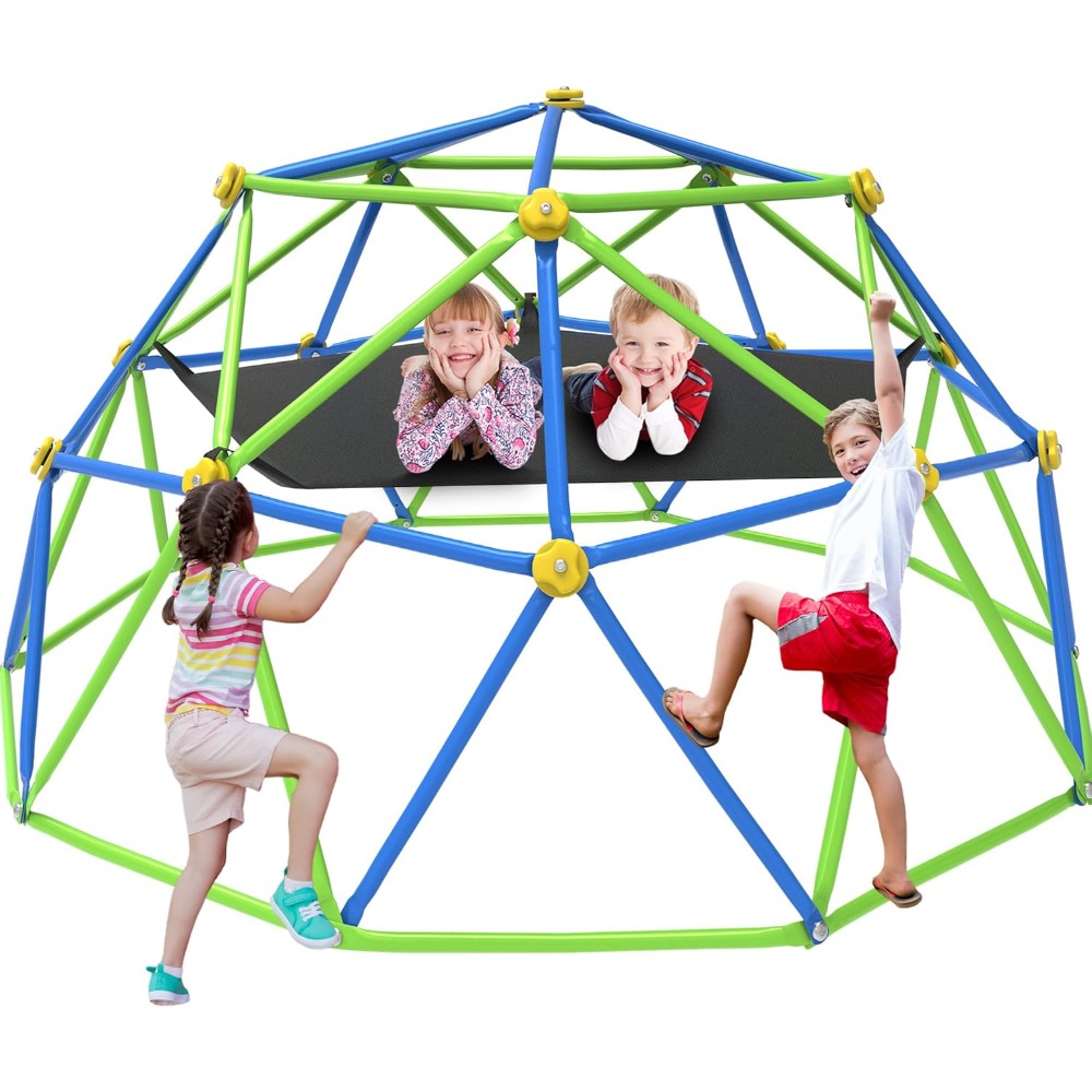 Kids Outdoor Climbing Dome - Outdoor Kids Climbing Dome 10FT Geometric