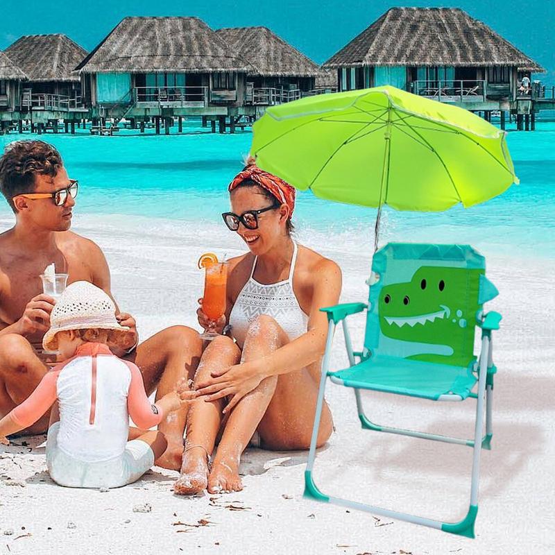 Kids Outdoor Lawn Chair - Kids Umbrella Chair Beach Sand Chair