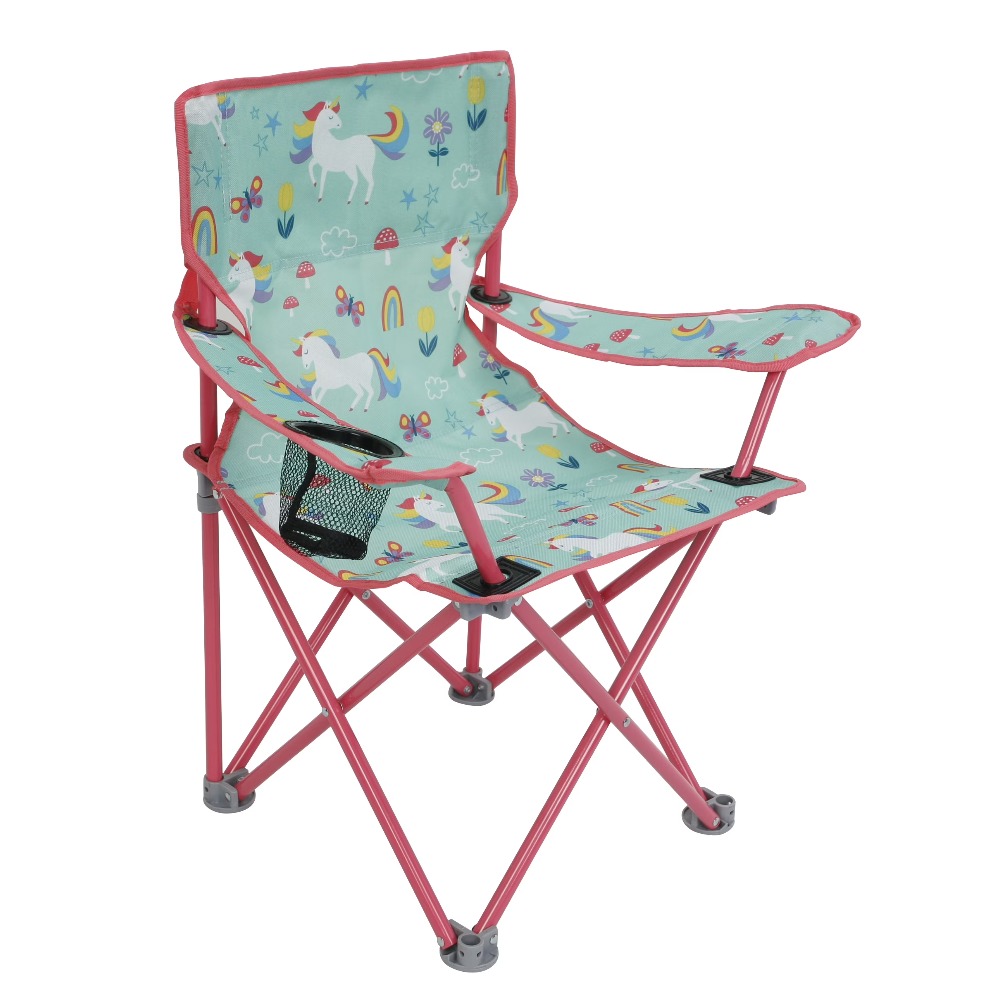 Kids Outdoor Lawn Chair - Kids Folding Camping Chair with Safety