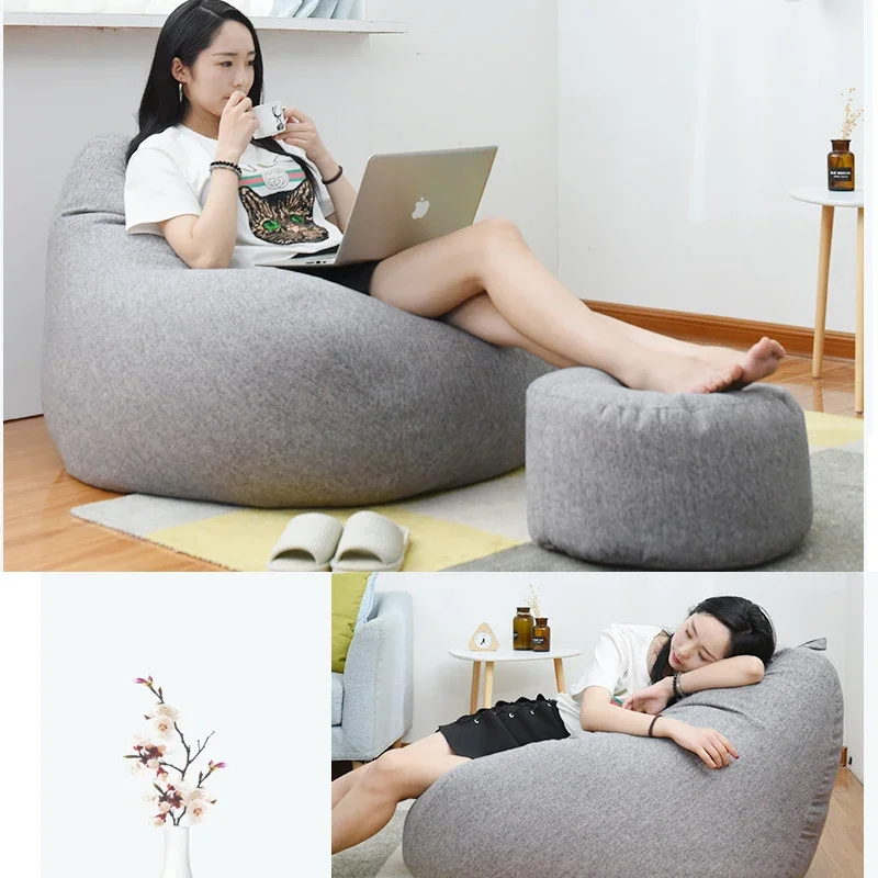 Large Bean Bag Lazy Seat Chair - Kids Outdoor Lawn Chair review and price