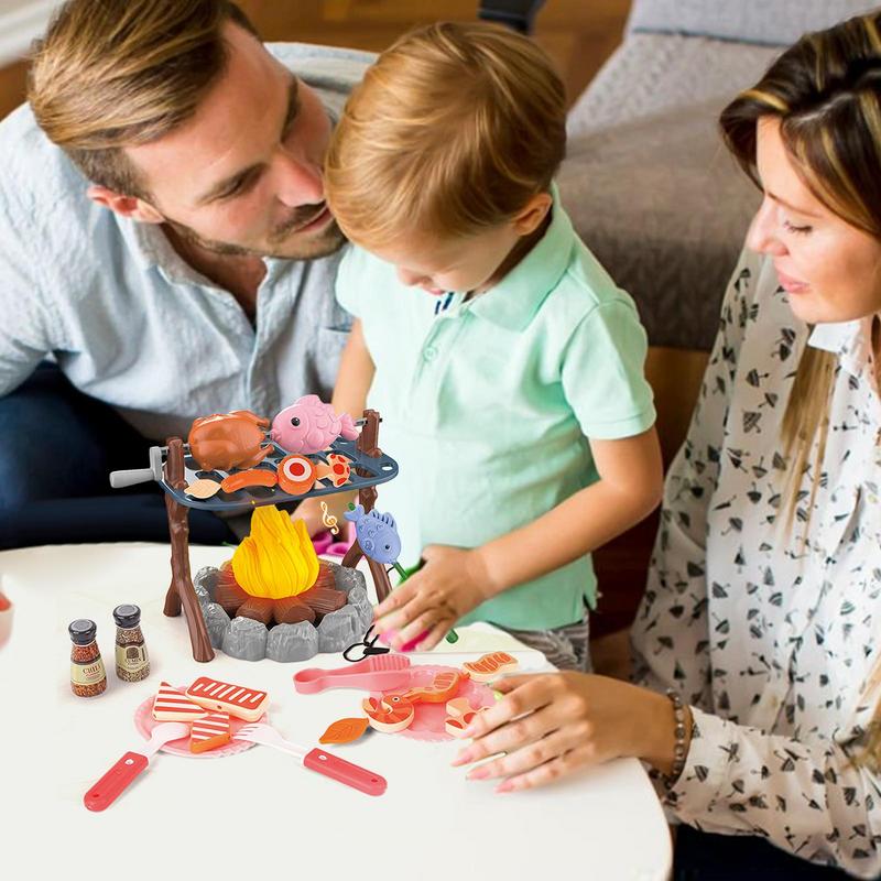 Kids Pretend Camping Set Mini  - Kids Outdoor Grill Set review and price