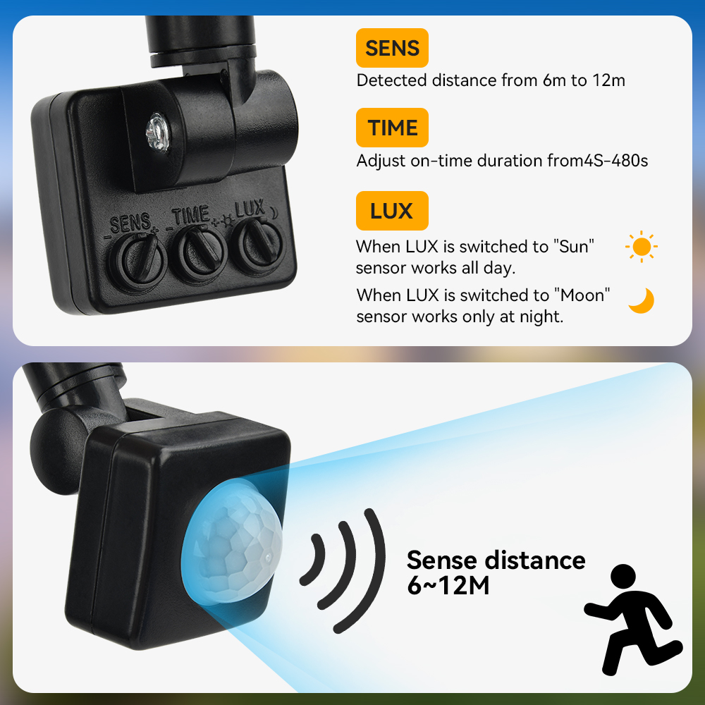 200W LED PIR Motion sensor flo - Balance Beam Outdoor review and price