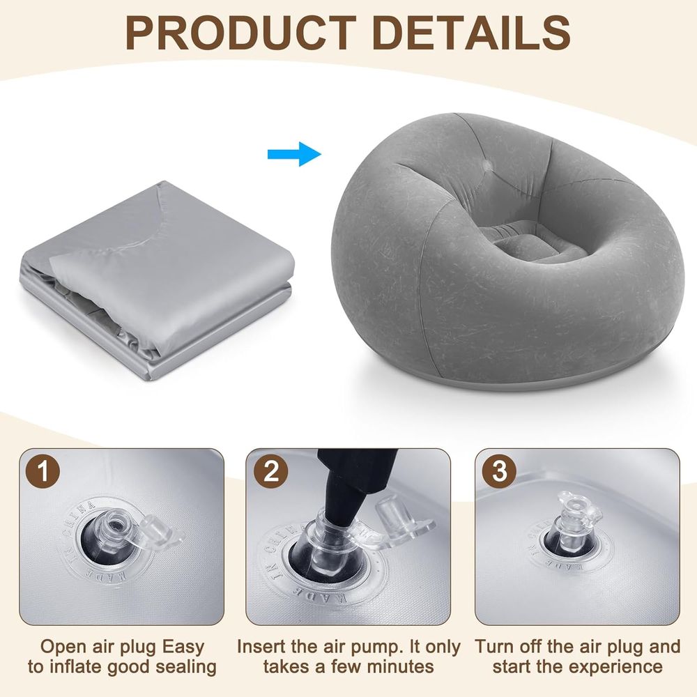 Inflatable Bean Bag Chairs, Gr - Kids Outdoor Furniture review and price
