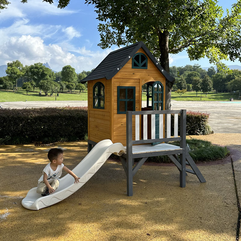 Outdoor large slide kids woode - Kids Outdoor Treehouse review and price