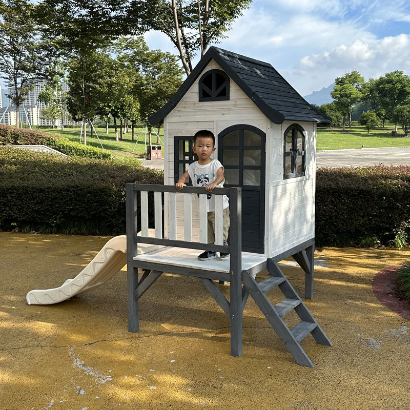 Outdoor large slide kids woode - Kids Outdoor Treehouse review and price
