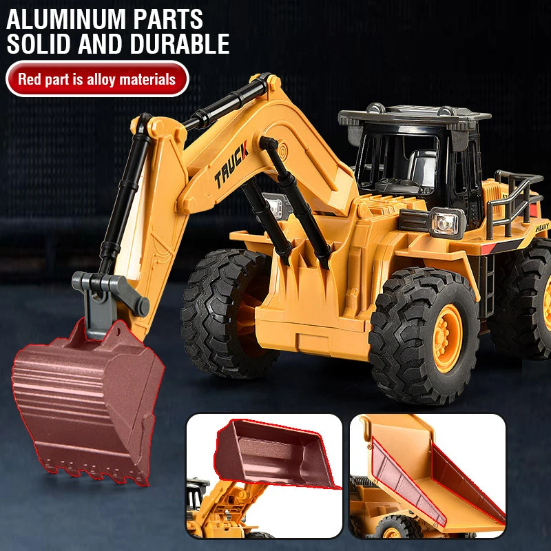 2.4G Alloy Remote Control Exca - Kids Outdoor Excavator review and price