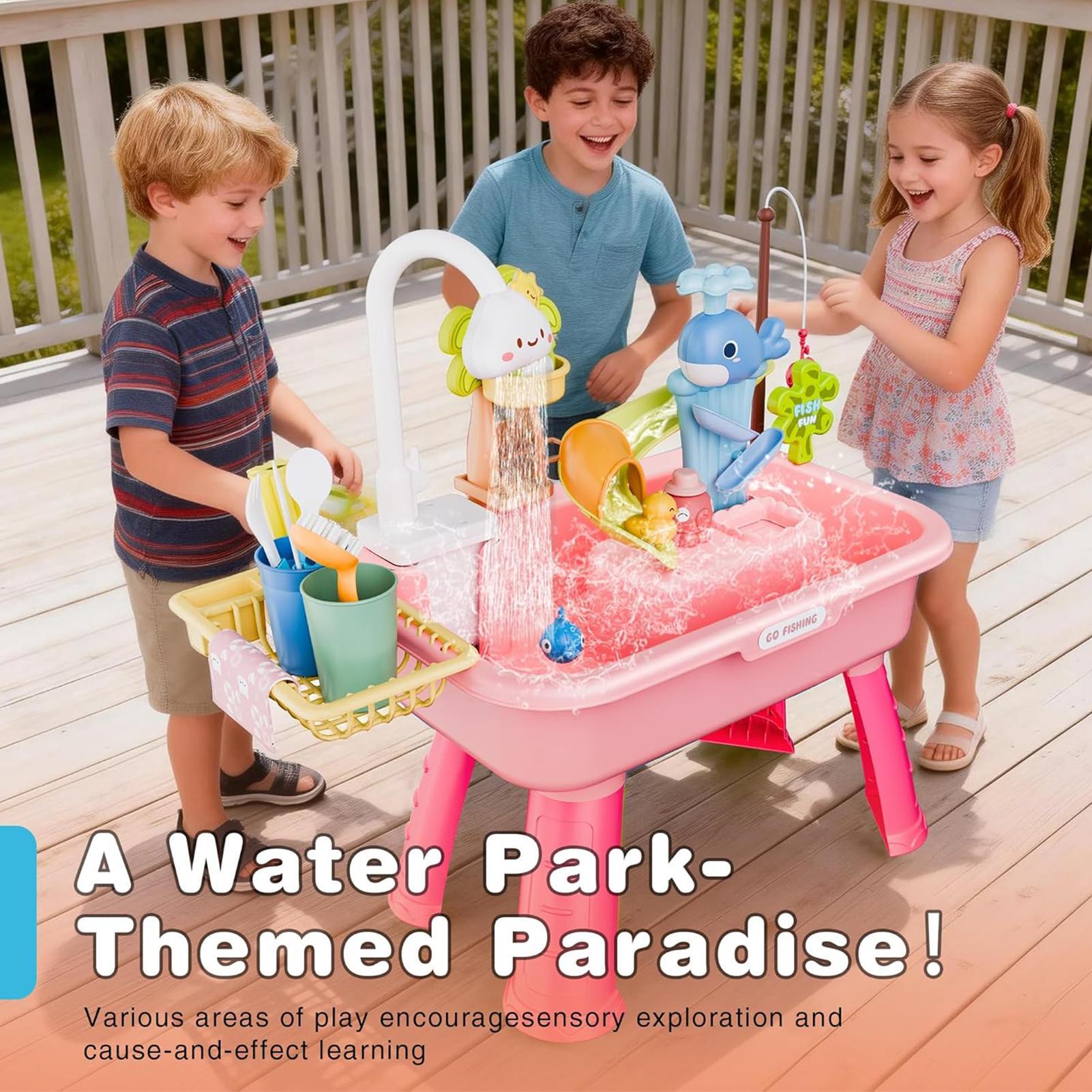 Water Play Table Kitchen Play  - Kids Outdoor Sink review and price