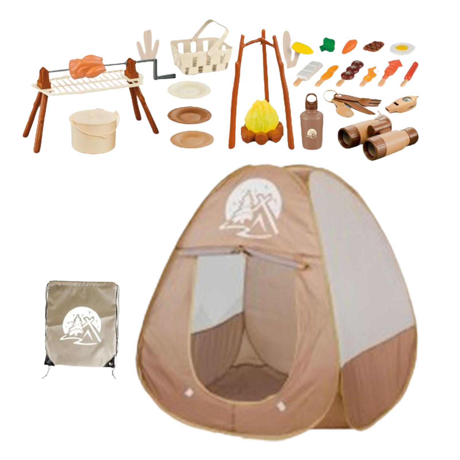34Pcs Kids Camping Set Picnic  - Kids Outdoor Grill Set review and price