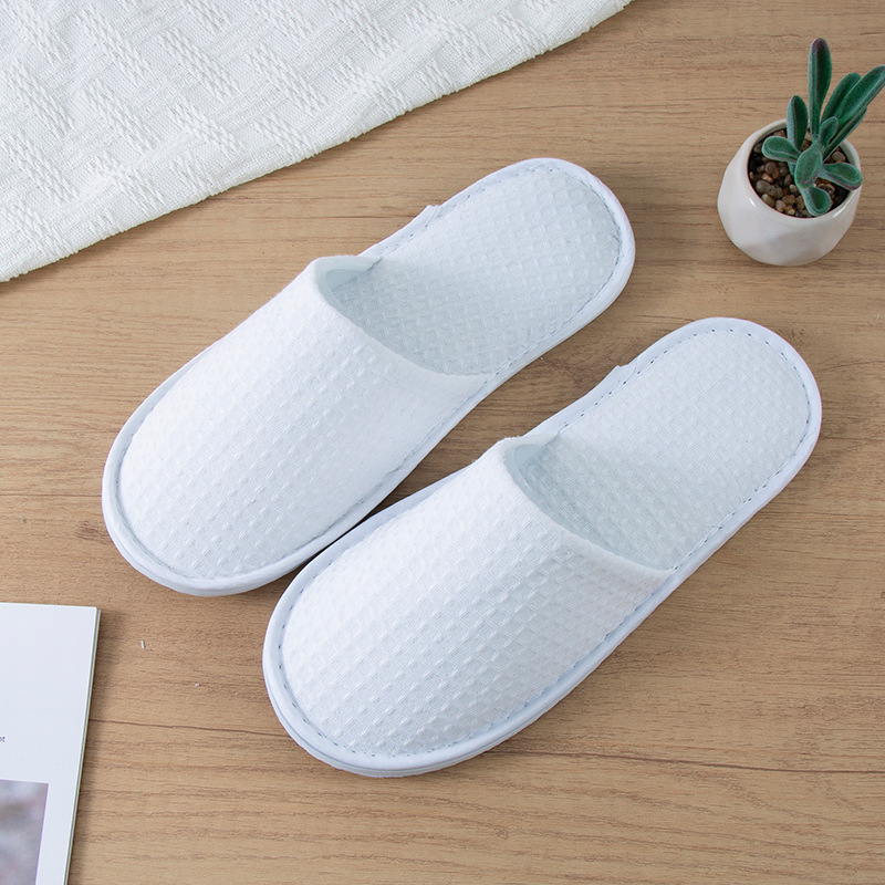 5Pairs/Lot White Waffle Dispos - Kids Indoor Outdoor Slippers review and price