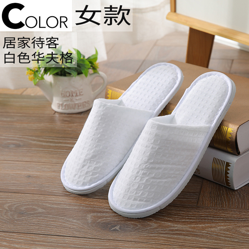 5Pairs/Lot White Waffle Dispos - Kids Indoor Outdoor Slippers review and price