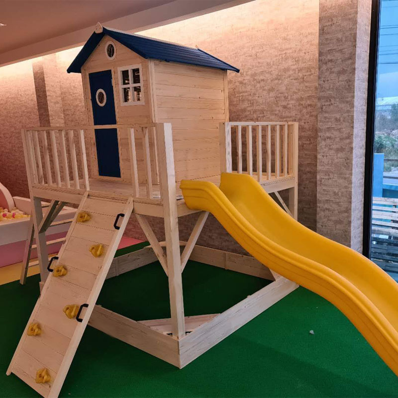 Kids log , large play house, t - Kids Outdoor Treehouse review and price