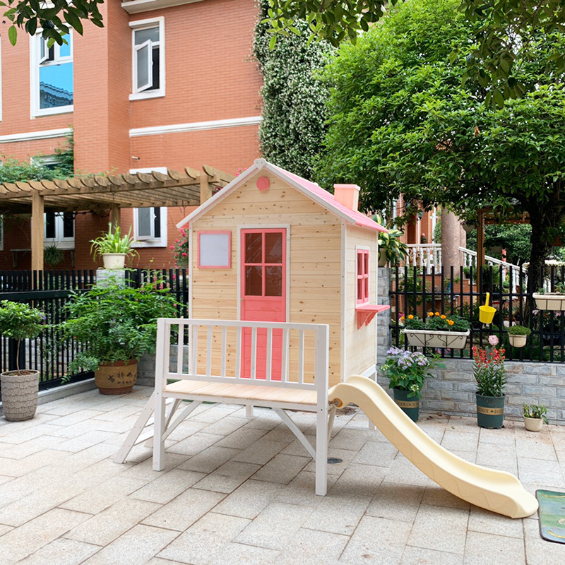 Kids log , large play house, t - Kids Outdoor Treehouse review and price