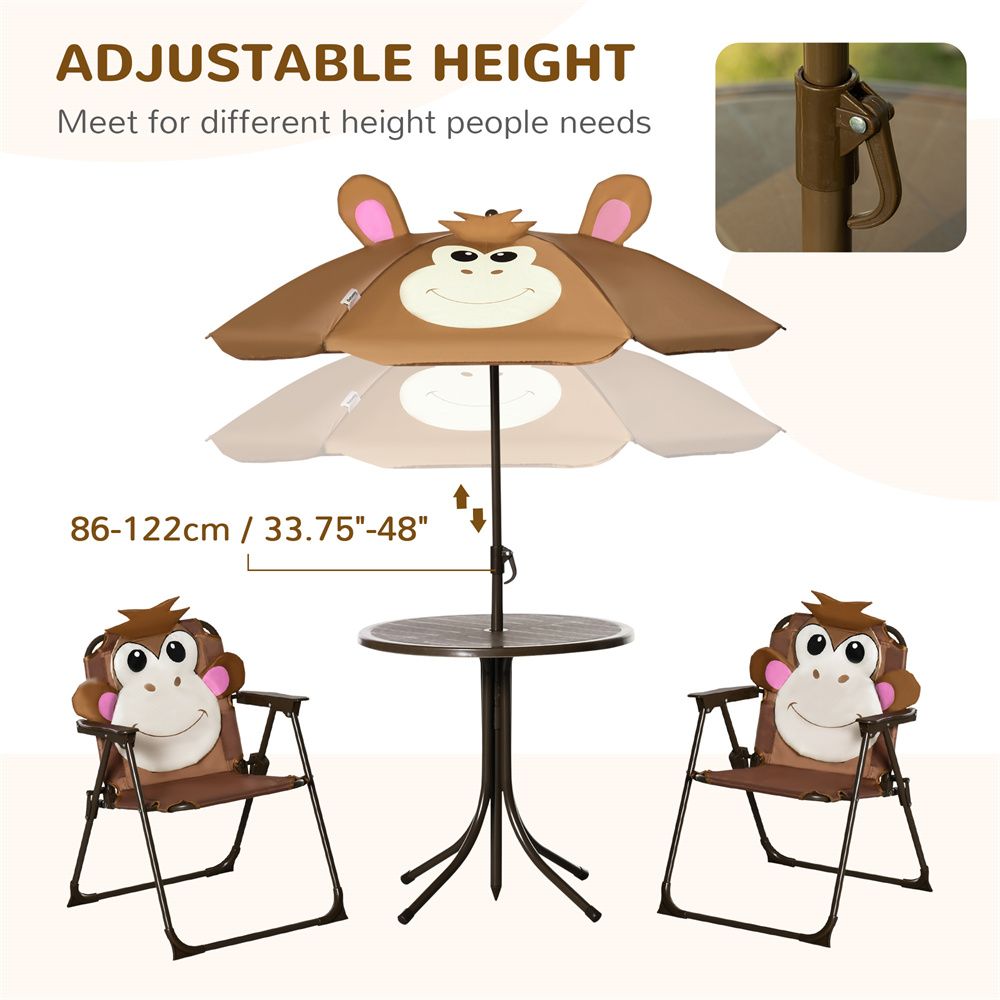 Cute Monkey Kids Patio Table C - Kids Outdoor Lawn Chair review and price