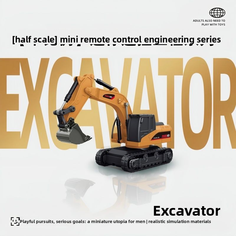 1:64 Metal RC Engineering Car  - Kids Outdoor Excavator review and price