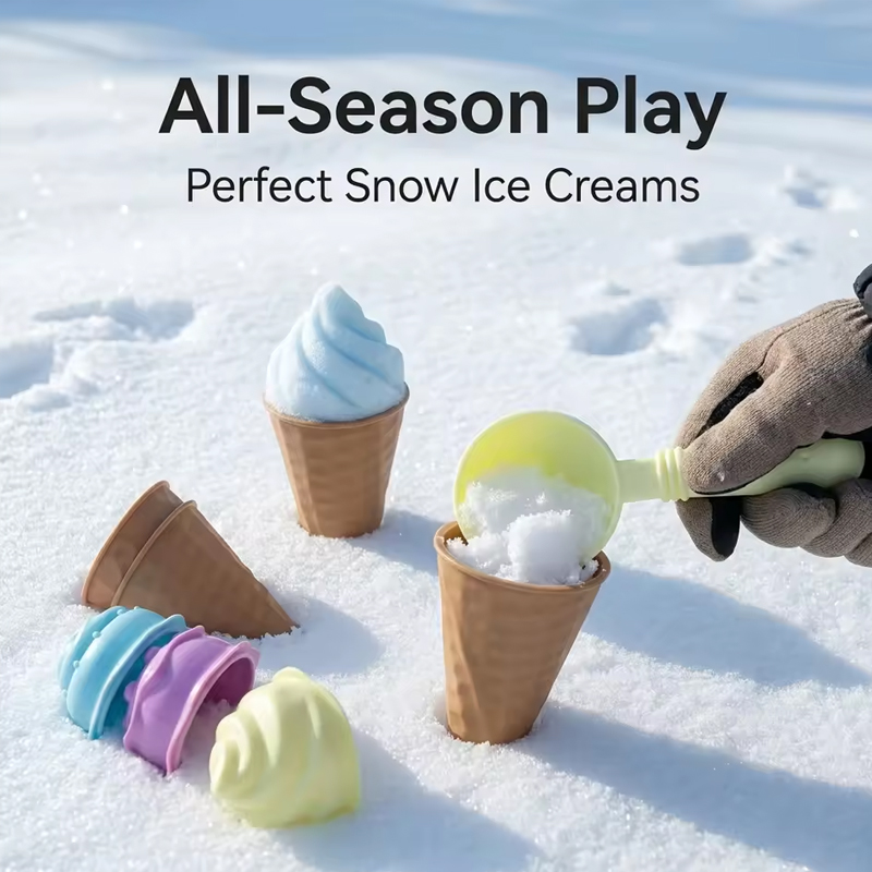 Kids Ice Cream Cone Sand Mold  - Kids Outdoor Activity Toys review and price