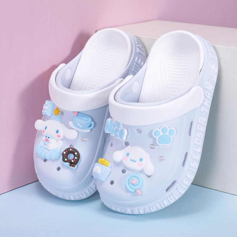 Anime Cinnamoroll Children Gar - Kids Indoor Outdoor Slippers review and price