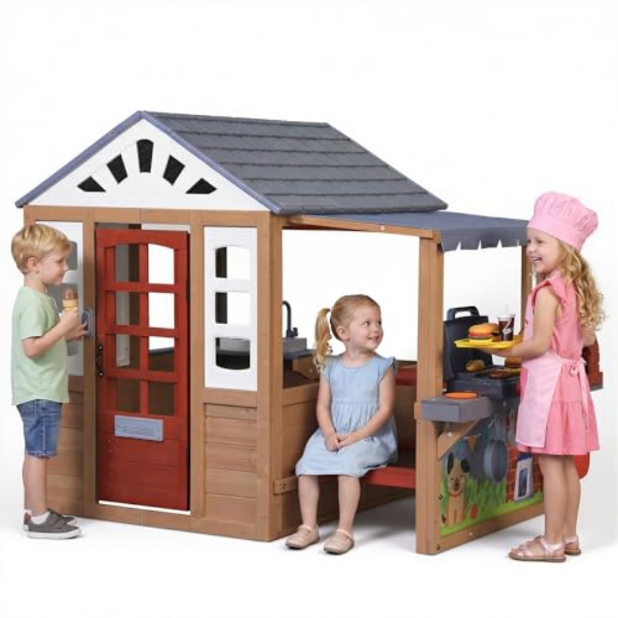 Outdoor Playhouse For Kids Age - Kids Outdoor Grill Set review and price