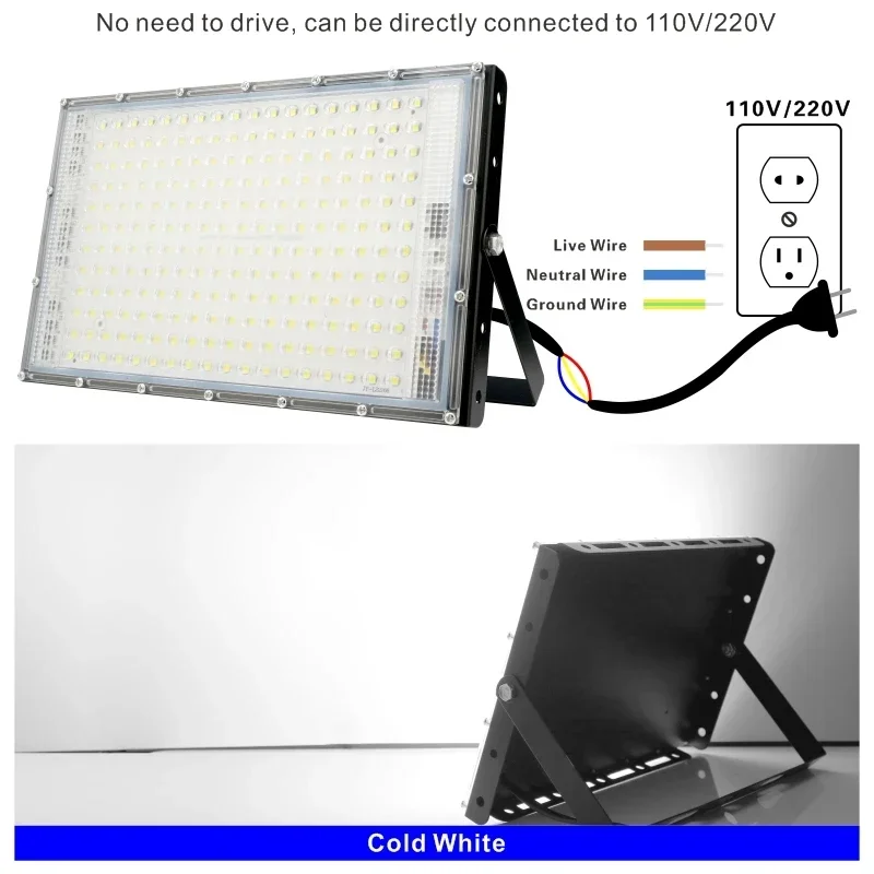 110V 220V Led Flood Light 50W  - Balance Beam Outdoor review and price