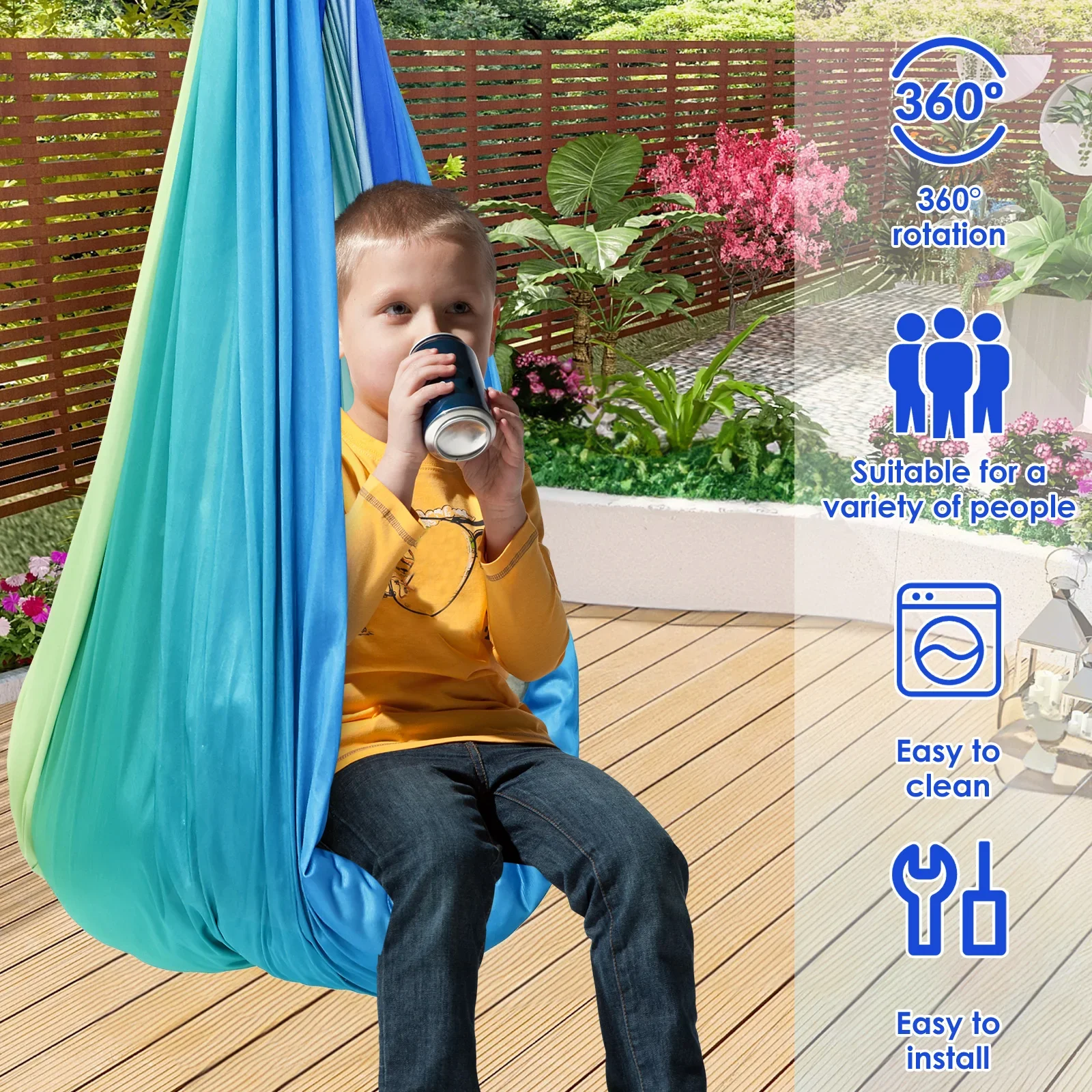 Sensory Swing Comfortable Kids - Kids Outdoor Furniture review and price