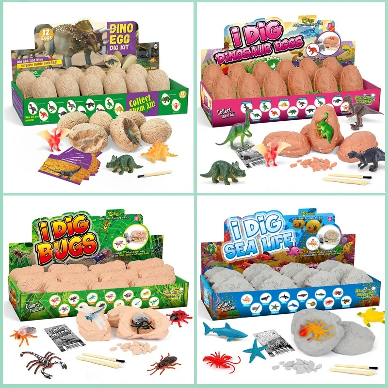 12PCS Archeological Dinosaur E - Kids Outdoor Excavator review and price