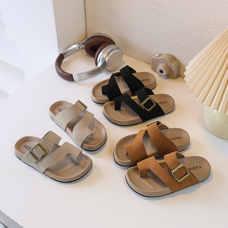 Kids Slipper Boys Cork Sandals - Kids Indoor Outdoor Slippers review and price