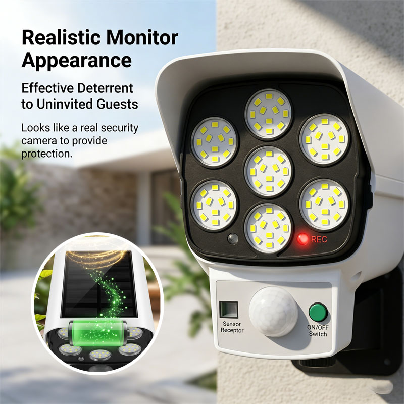 Solar Powered Dummy Security C - Balance Beam Outdoor review and price