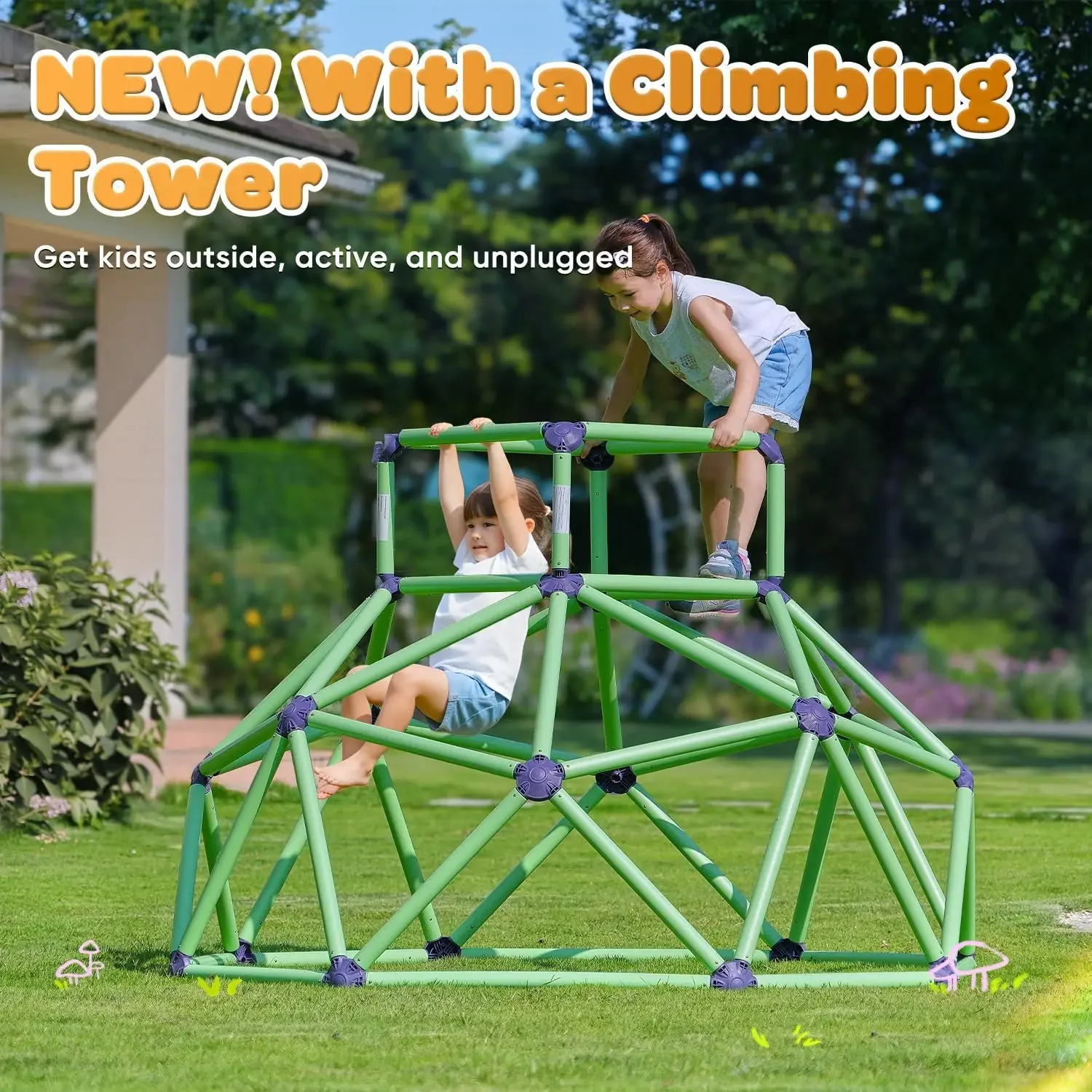 Zupapa Monkey Bars Climbing Do - Kids Outdoor Climbing Dome review and price