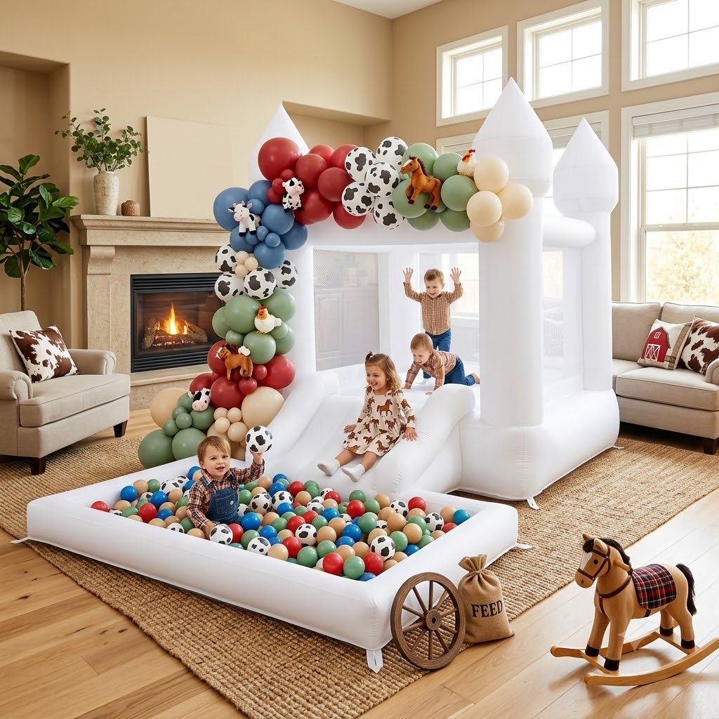 12FT Oxford Inflatable White B - Kids Outdoor Wendy House review and price