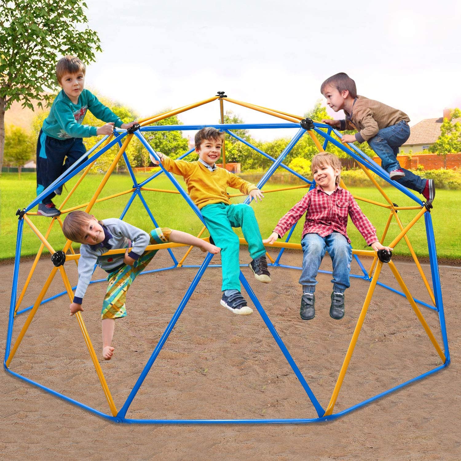 Kids Outdoor Fun Set 10ft/12ft - Kids Outdoor Climbing Dome review and price