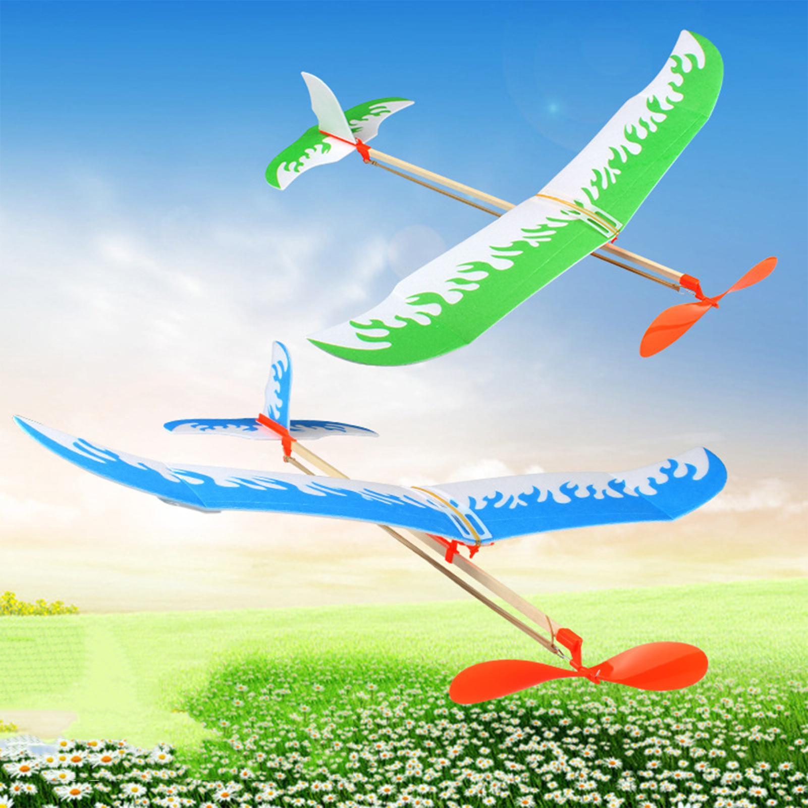 Rubber Band Airplanes Powered  - Kids Outdoor Activity Toys review and price