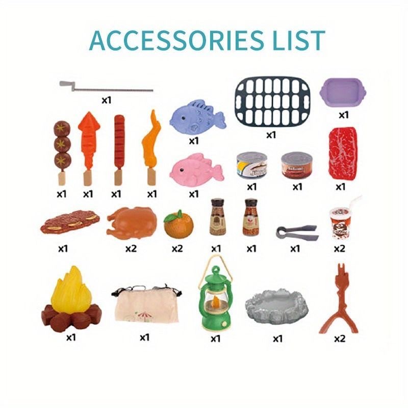 Kids Camping Play Set with LED - Kids Outdoor Grill Set review and price