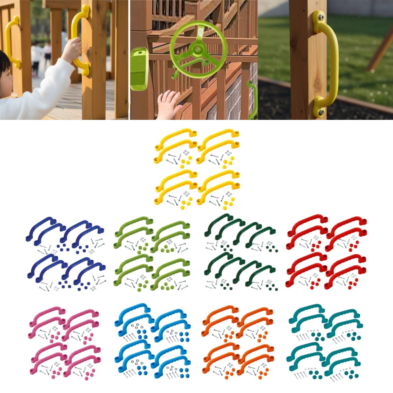 8Pcs Climbing Frame Handles Ea - Kids Outdoor Treehouse review and price
