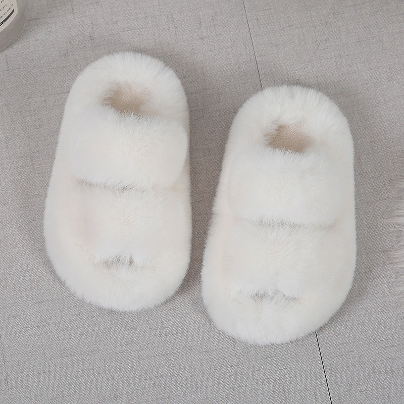 Girls Winter Fur Slippers Clas - Kids Indoor Outdoor Slippers review and price