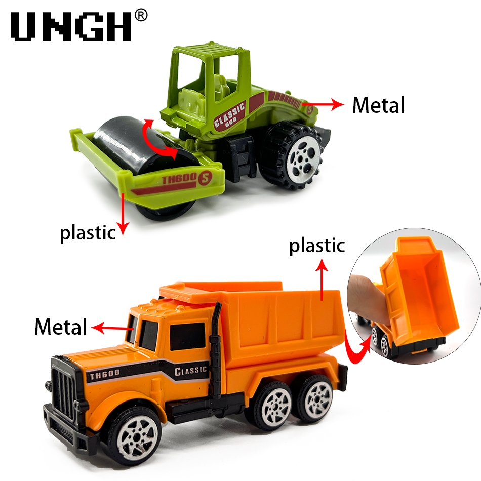 UNGH 6pcs Alloy Diecast Engine - Kids Outdoor Excavator review and price