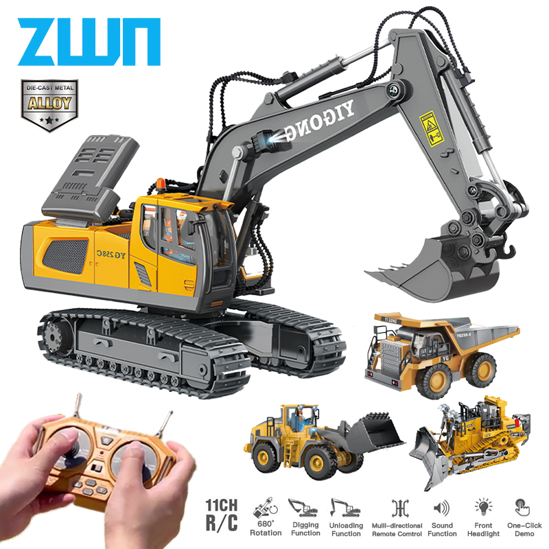 ZWN 2.4G Remote Control Excava - Kids Outdoor Excavator review and price
