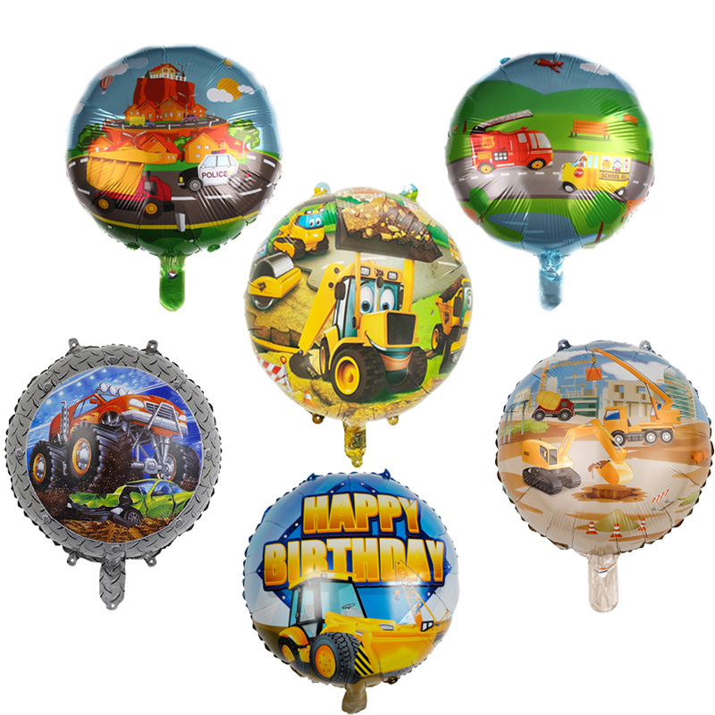 10pcs 18inch Cartoon car engin - Kids Outdoor Excavator review and price