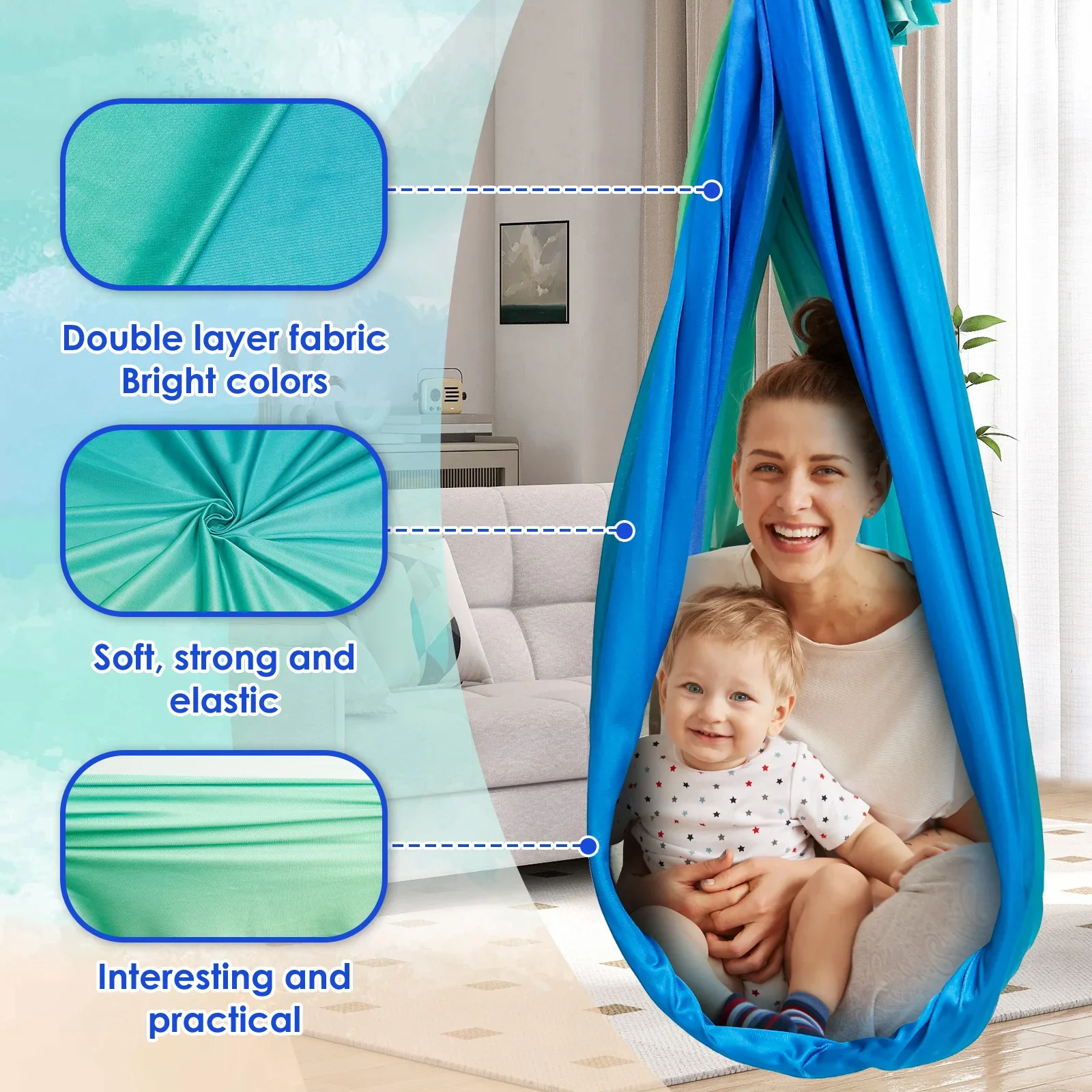 Sensory Swing Comfortable Kids - Kids Outdoor Furniture review and price