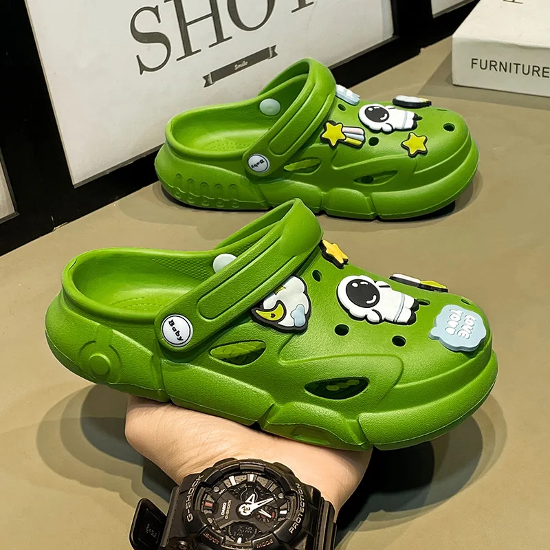 Childrens Sandals Antiskid Bre - Kids Indoor Outdoor Slippers review and price