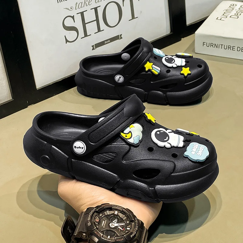 Childrens Sandals Antiskid Bre - Kids Indoor Outdoor Slippers review and price