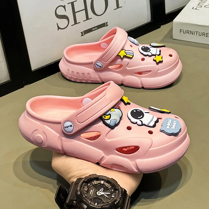 Childrens Sandals Antiskid Bre - Kids Indoor Outdoor Slippers review and price