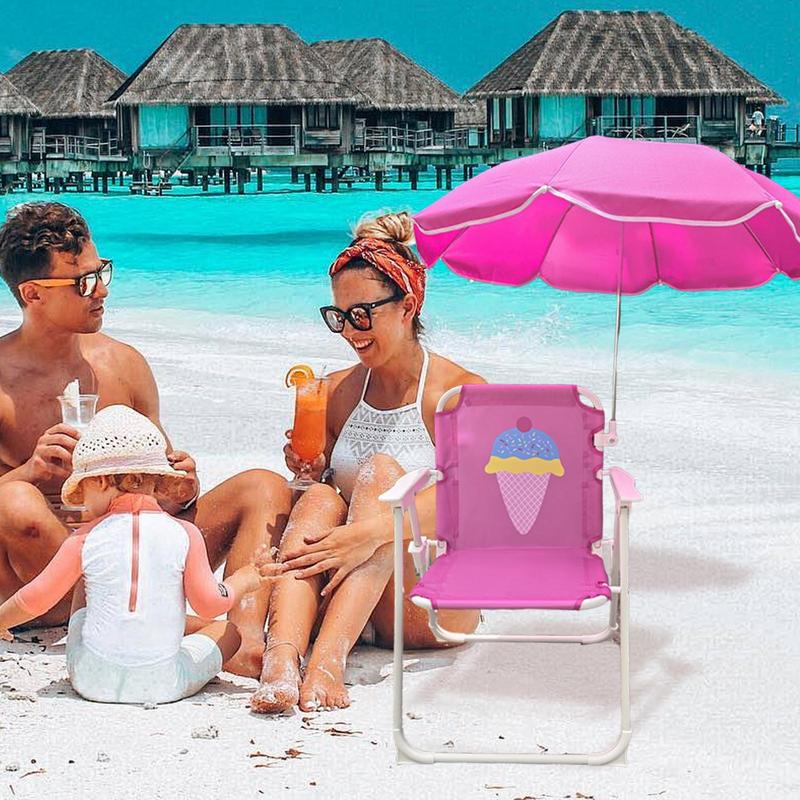 Kids Umbrella Chair Beach Sand - Kids Outdoor Lawn Chair review and price